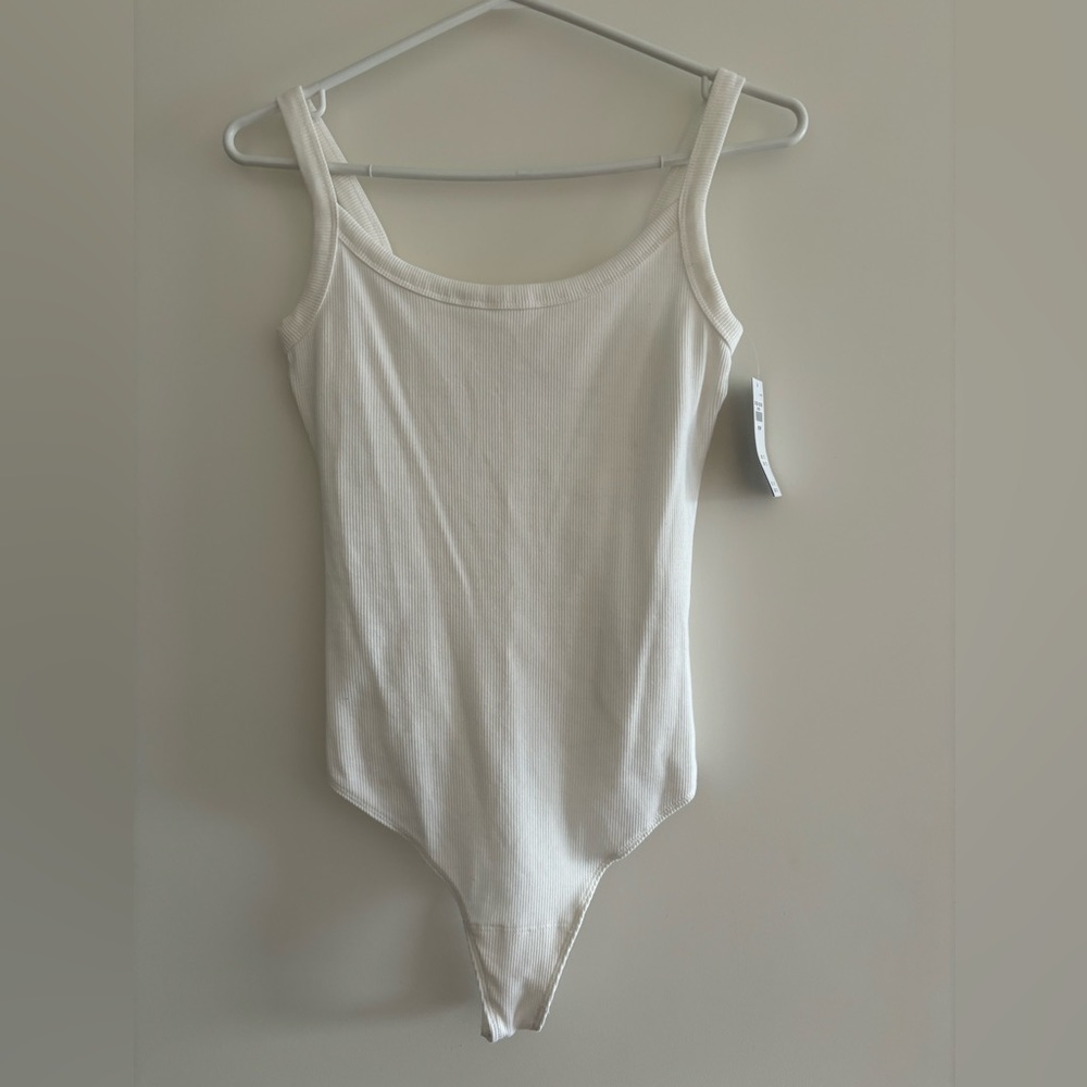 White Abercrombie Bodysuit
